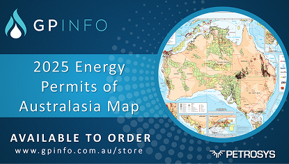 Now Available: 2025 GPinfo Energy Permits of Australasia Map