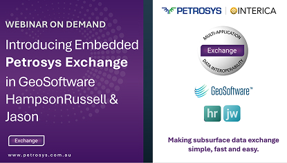 Petrosys Exchange Embedded in GeoSoftware | HampsonRussell & Jason
